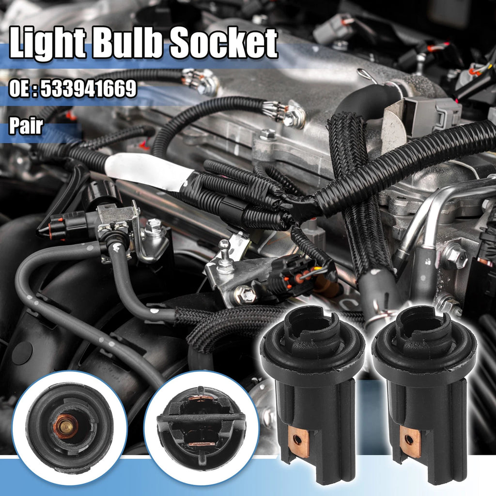 1 Pair Light Bulb Socket for Volkswagen Golf 