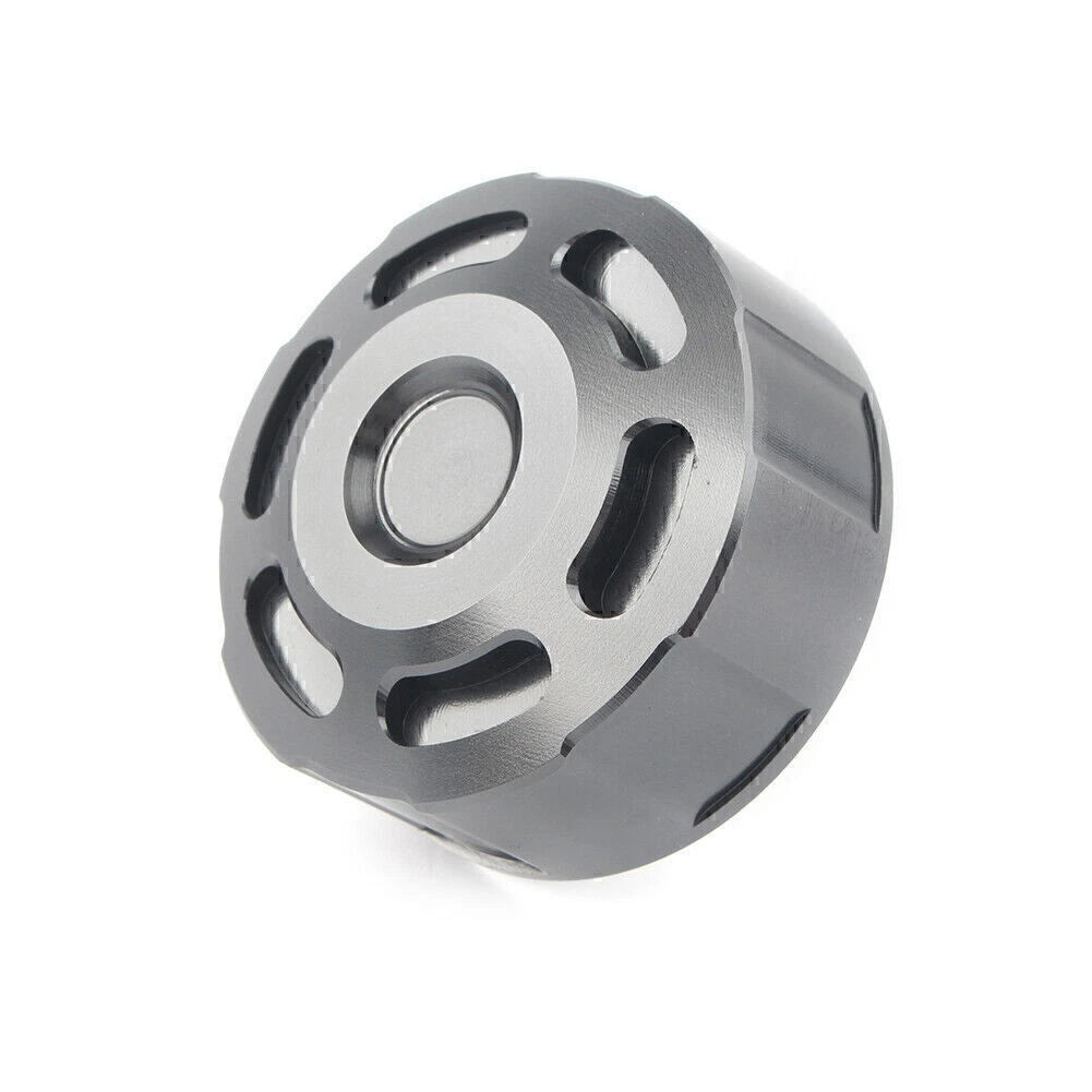 CNC Rear Brake Fluid Reservoir Cover Cap for Kawasaki Z800 Z1000 (2013–2016) Titanium