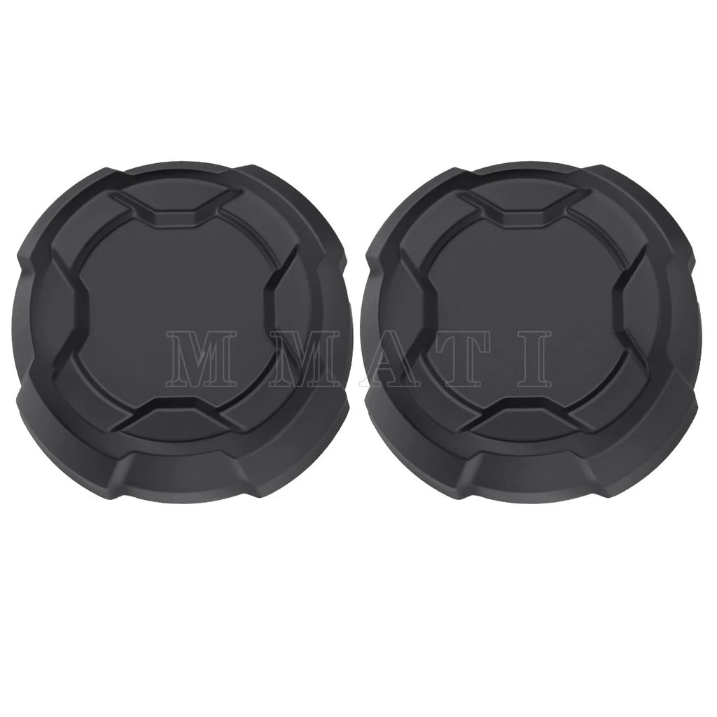 2X Matte Black Rim Caps 1524066-458 for Polaris Ranger 570 Crew SP (2022–2025)
