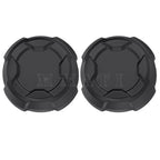 2X Matte Black Rim Caps 1524066-458 for Polaris Ranger 570 Crew SP (2022–2025)