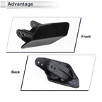 Front Left Headlight Washer Nozzle Cover for BMW 320i (2013–2018) Black