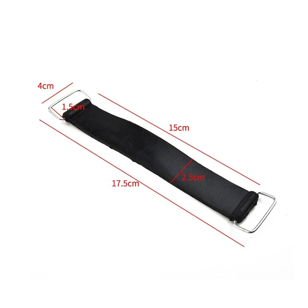 Rubber Strap Fixed Holder Belt for Black Motorcycle Scooter