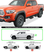 iArmor Steel Pocket Steps for Toyota Tacoma (2005–2023)