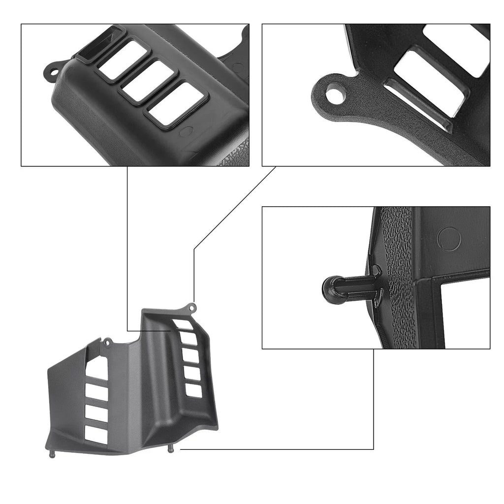2 x Heel Guards FLAP Bars for Yamaha Banshee 350 (1987–2006)