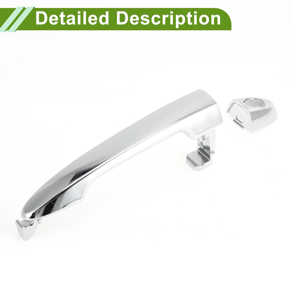 Exterior Door Handle for Hyundai Kia (No. 826501D010) Front Left Silver Tone