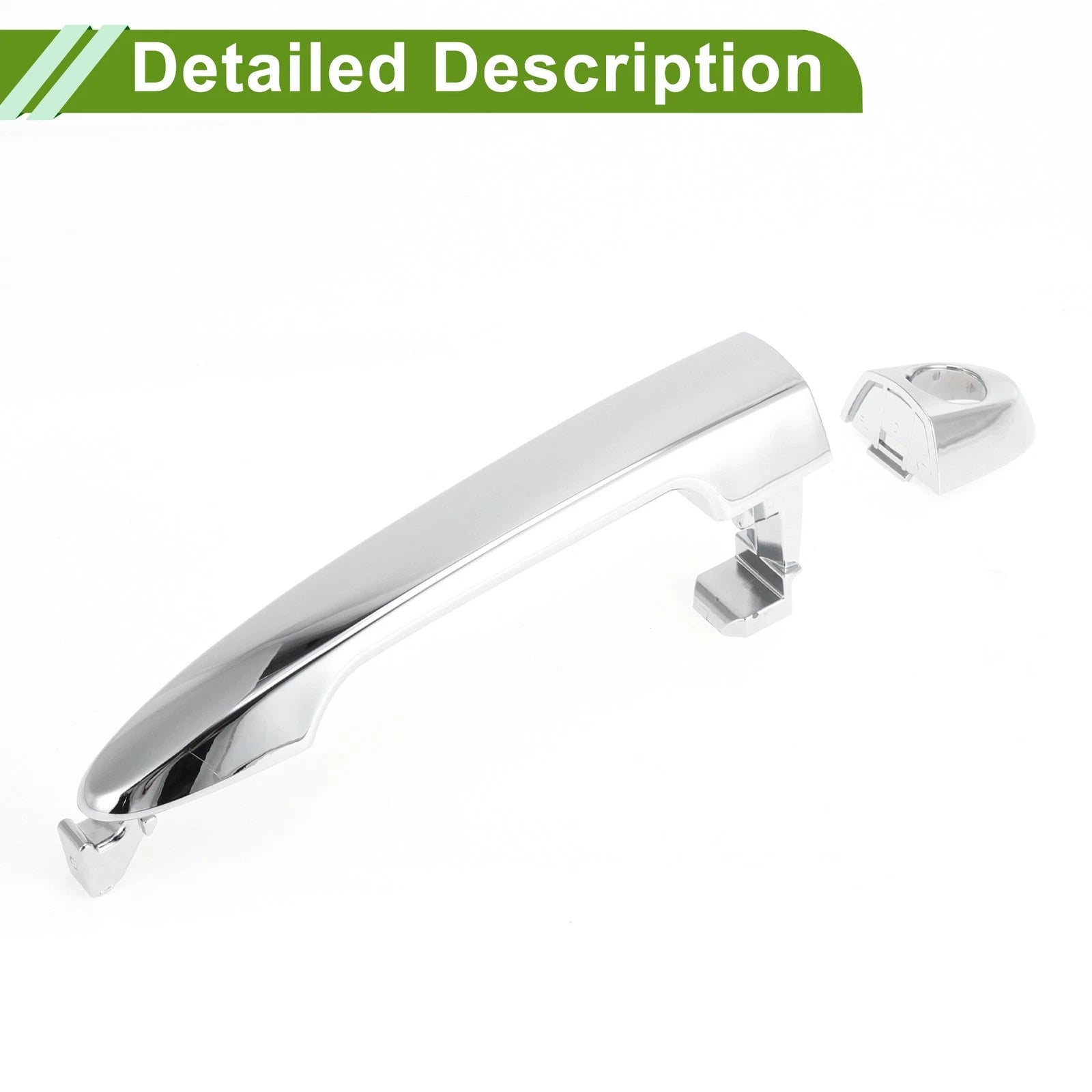 Exterior Door Handle for Hyundai Kia (No. 826501D010) Front Left Silver Tone
