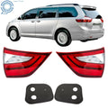 Set of 2 Inner Tail Light Lamp Assembly for Toyota Sienna (2015–2020)