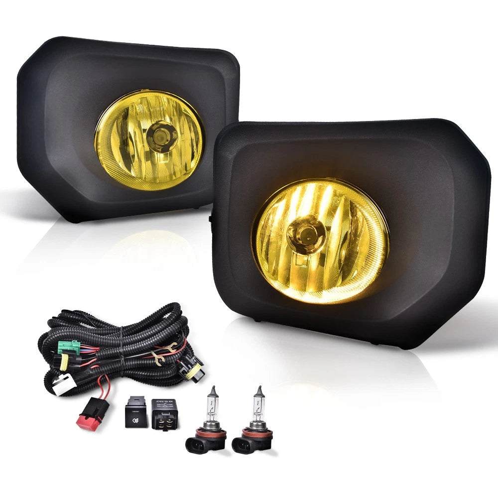 Set of 2 Yellow Lens Fog Lights for Toyota Tacoma (2016–2021)