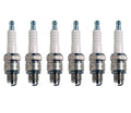 Set of 6 U-Groove Spark Plugs Gap 0.027 for Chevy Corvair (1960–1969)