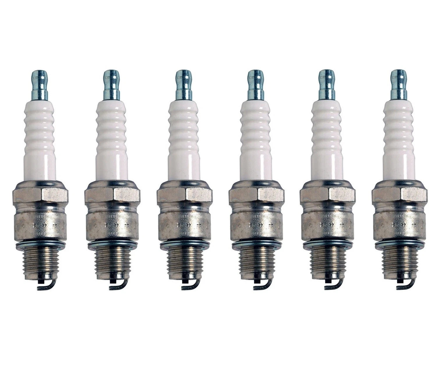 Set of 6 U-Groove Spark Plugs Gap 0.027 for Chevy Corvair (1960–1969)
