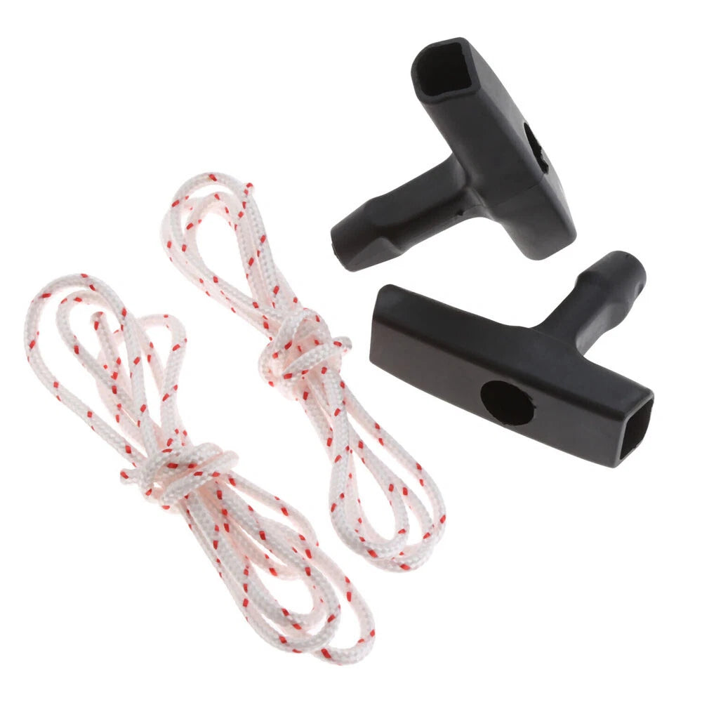 Set of 2 Starter Handle Grip & Pull Rope for STIHL 017 MS170 018 MS180