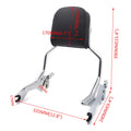 Passenger Sissy Bar Backrest for Harley Softail Fat Bob FXFB FXFBS (2018–2024)
