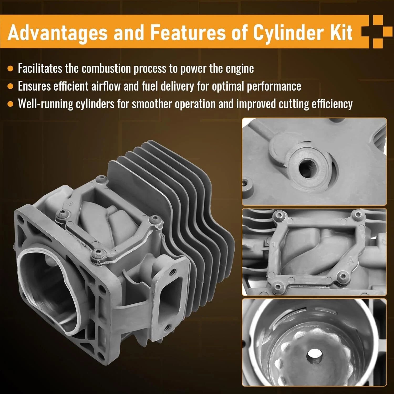 Cylinder Piston Kit for Echo Shindaiwa PB8010T EB910 (2017–2023) P100006300