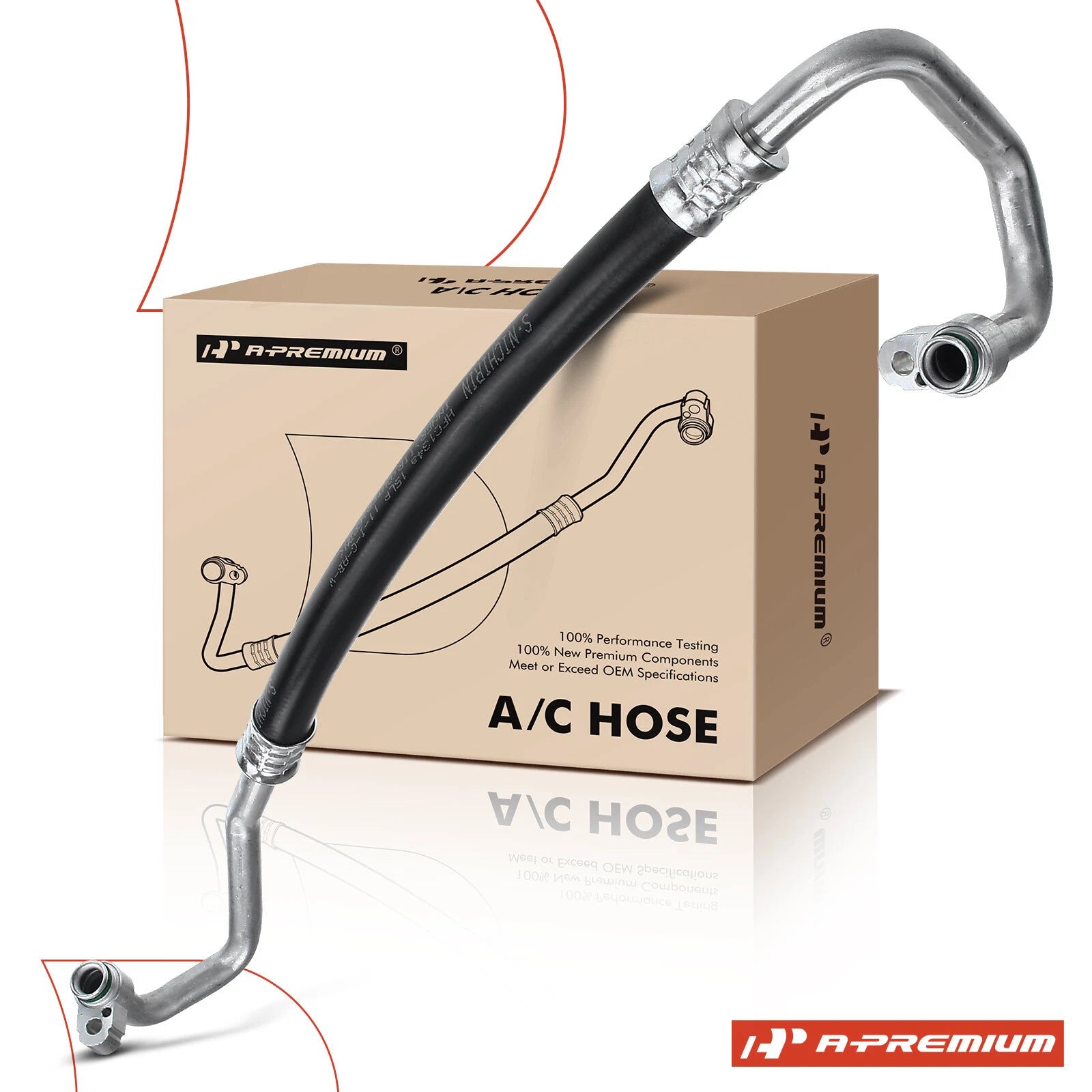 A/C Suction Line Hose for Toyota Yaris (2004-2012) 1.3L 1.5L