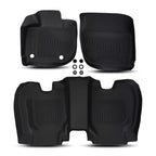 All Weather TPE Carpet Floor Mats for Honda (2015–2020) Black Anti-Slip Waterproof