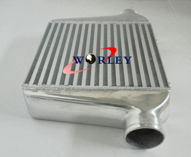 Universal Front Mount Aluminum Turbo Intercooler 76mm
