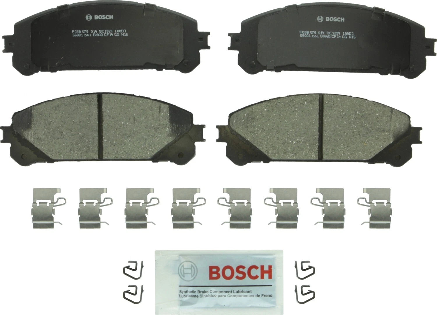 Front Brake Kit 328mm Drill Rotor Bosch Ceramic Pad for NX300h (2015–2023)