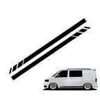 2 x Side Stripes / 23012CM / Side Stripes for Transporter T4 T5 Campervan RV