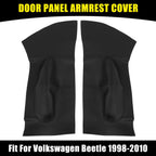 Pair Microfiber Leather Door Panel Armrest Cover for Volkswagen Beetle 