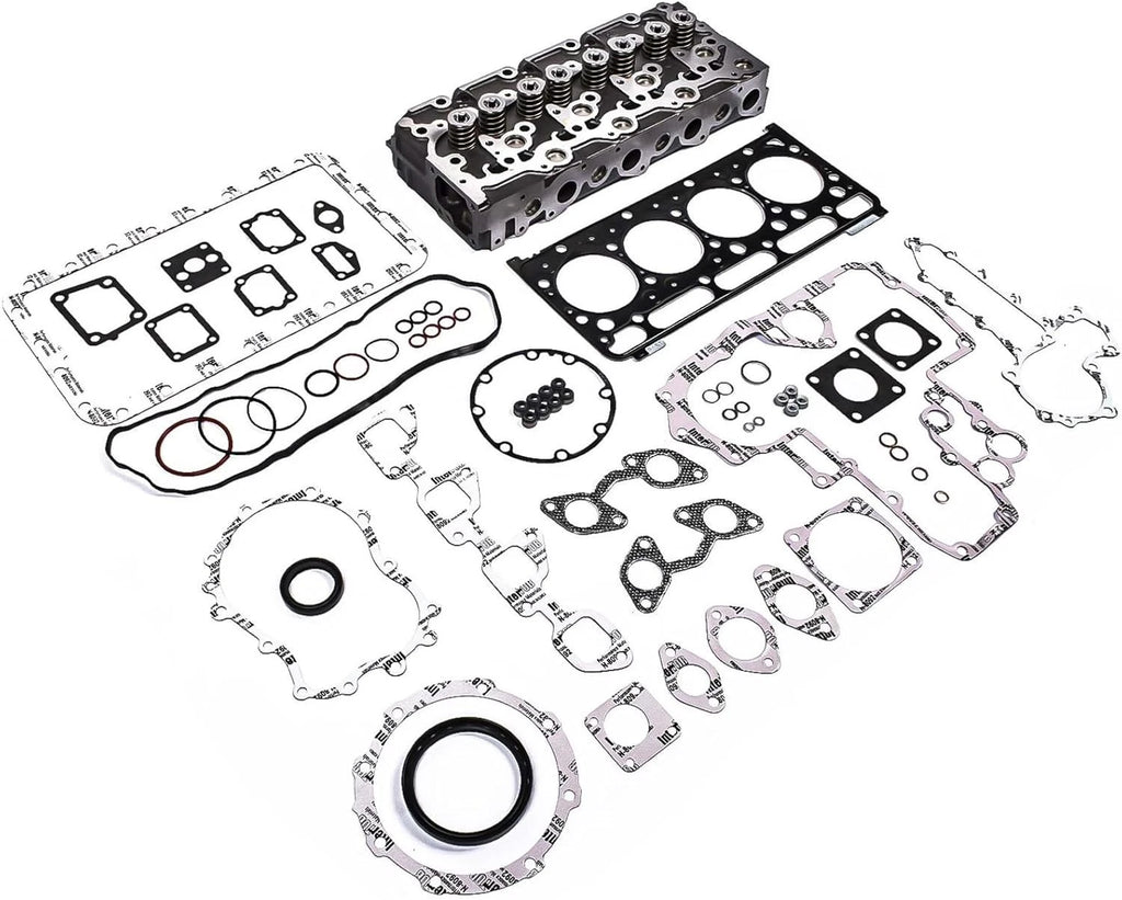 Complete Cylinder Head & Full Gasket for Kubota V2203/Bobcat 753 763 773