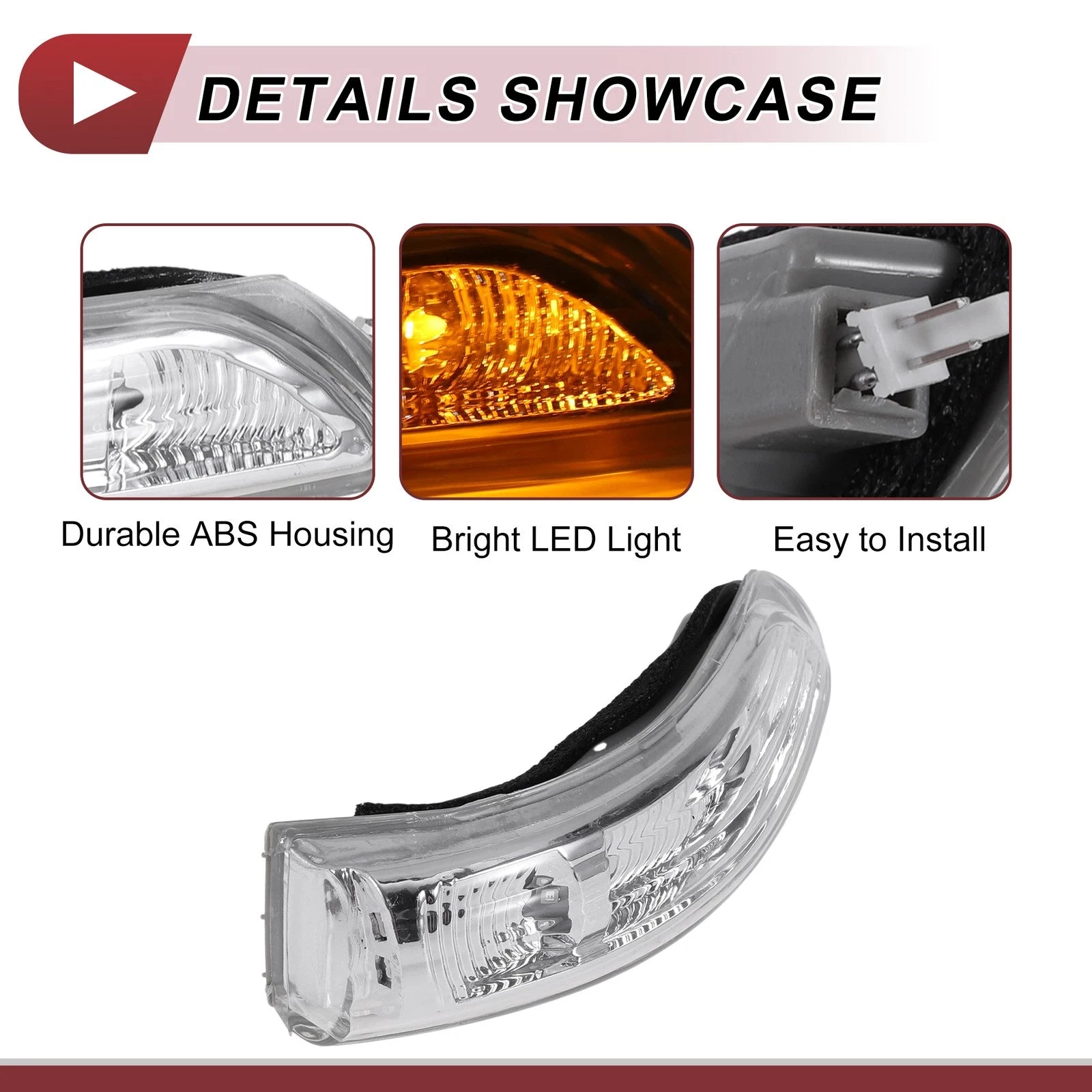 LED Mirror Turn Signal Light for Kia Optima (2009–2010) No. 876132G000