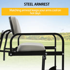 Folding Steel Frame Flip Rear Back Seat for EZGO Marathon (Pre-1994)