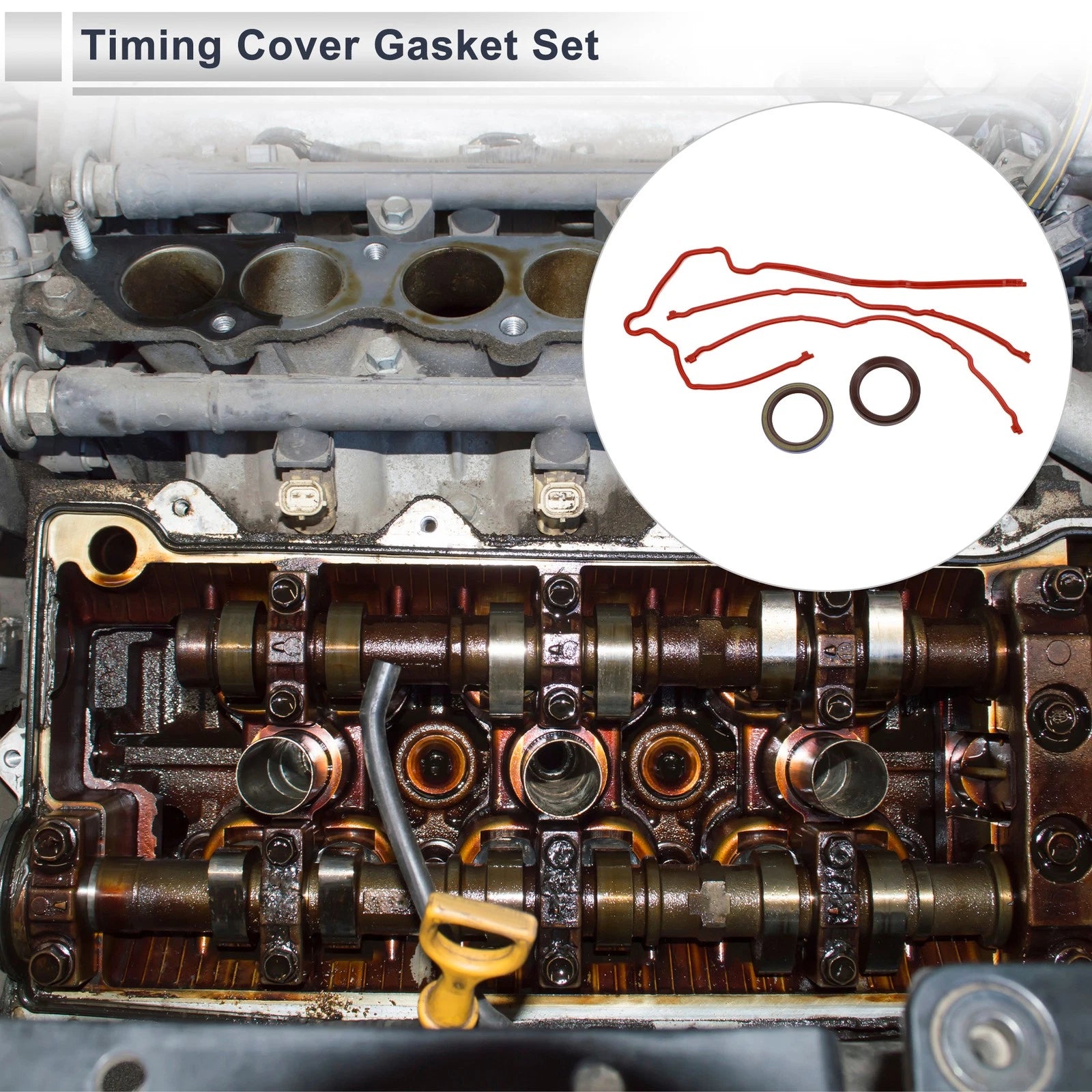 Timing Cover Gasket Set for Ford 4.6L V8 (1997–2008)