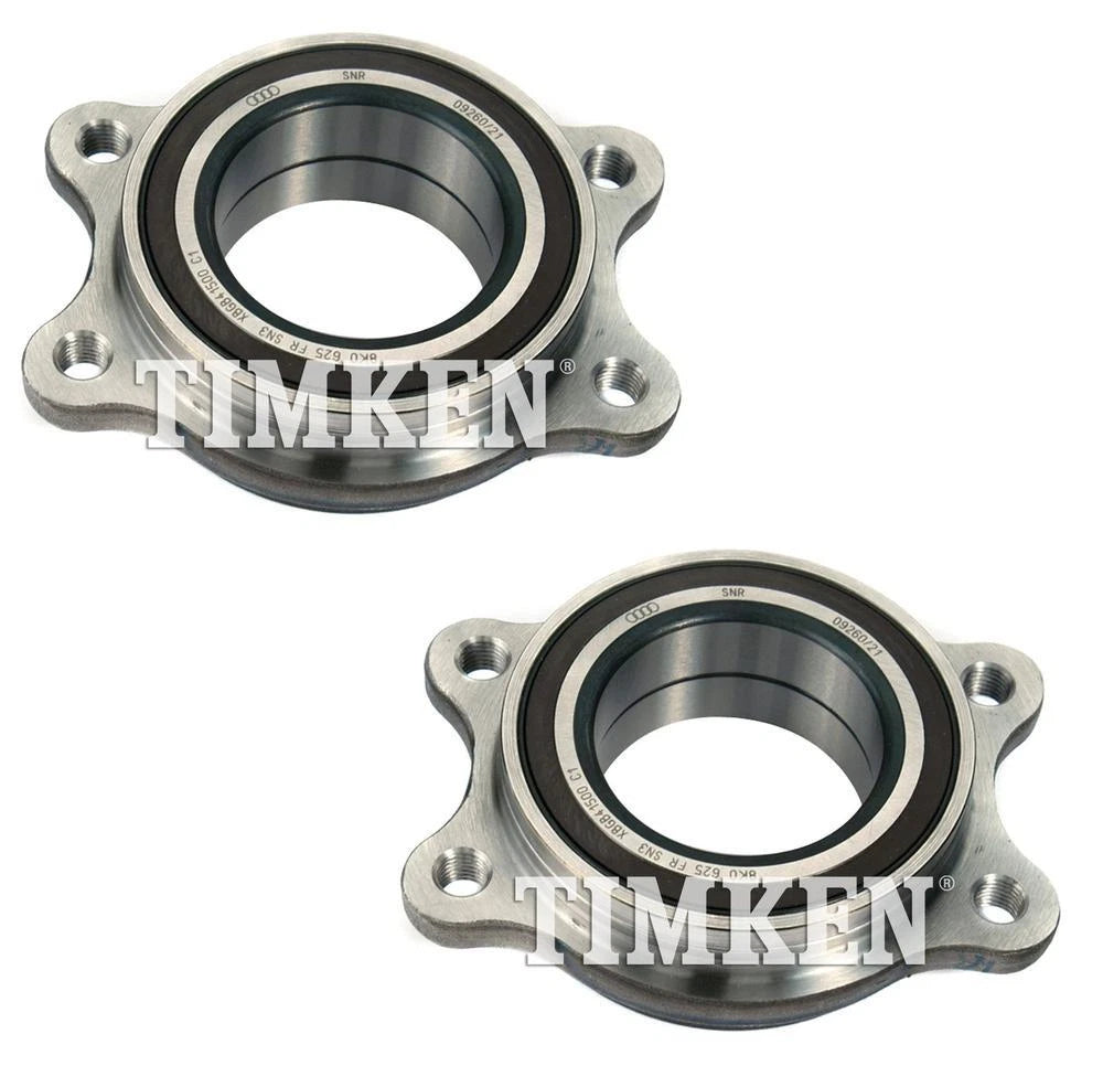 Set of 2 Rear Wheel Bearing Assemblies for Audi A4 Quattro S4 SQ5 (2010–2020)