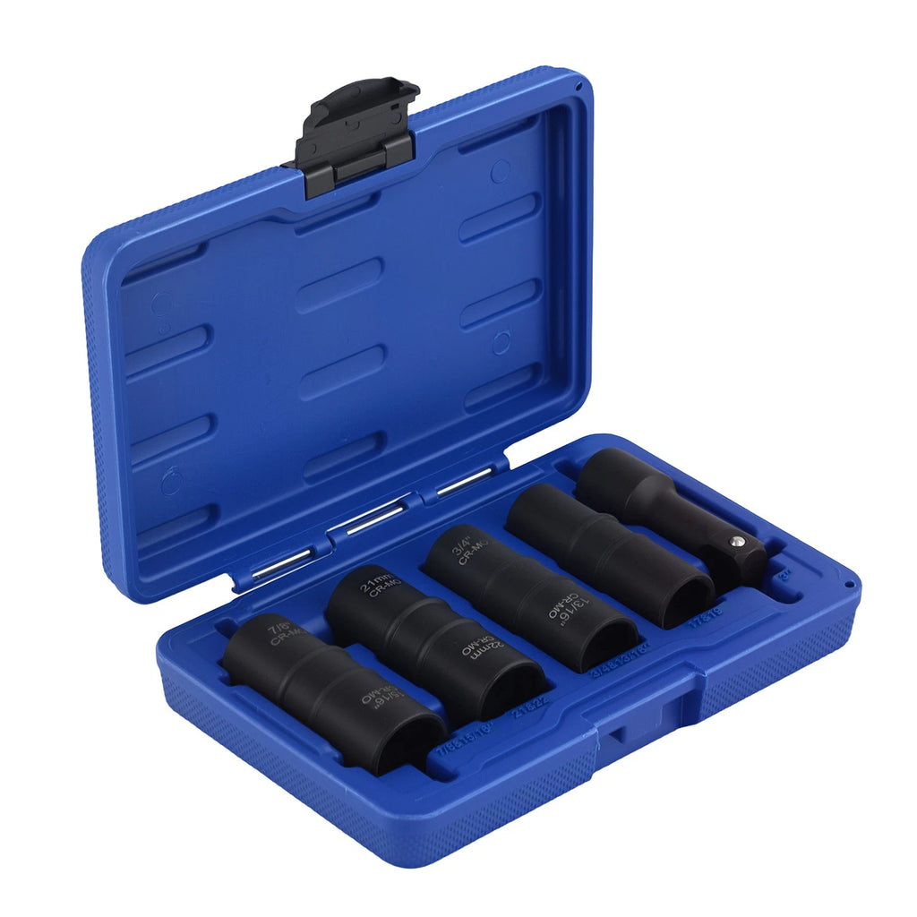 5PC 1/2" Drive Flip Socket Set 17-22mm (Impact)