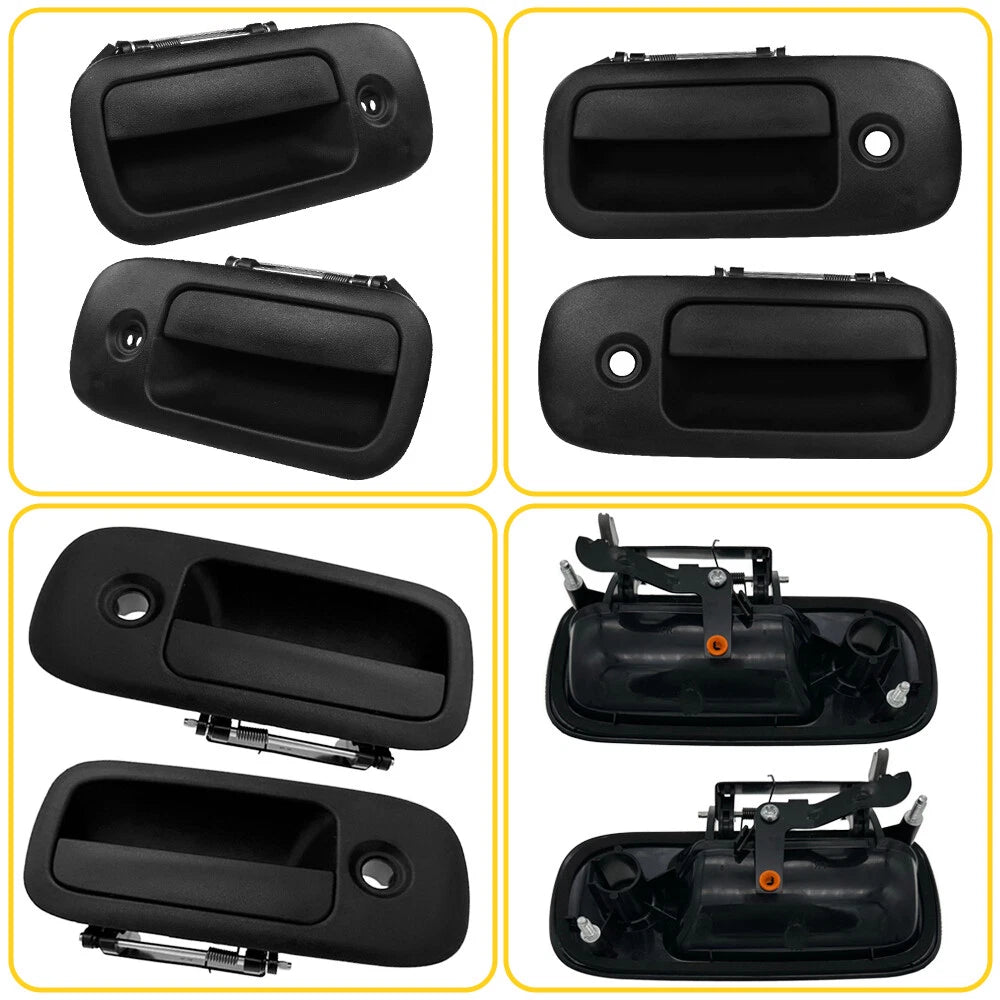Set of 2 Outside Front Door Handles for 1996–2009 Chevy Express GMC Savana