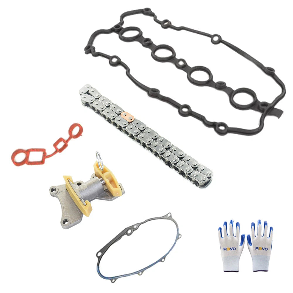 Engine Timing Chain Kit Gasket for Audi A4 A6 VW Jetta Seat Altea (2004–2014)