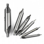 6X HSS Center Drill Countersink Bit Set 1mm-5mm for Lathe Mill
