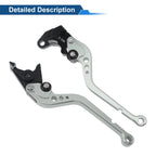 Short Brake Clutch Levers for Suzuki GSXR600 (1997–2003) Titanium Tone 1Pair