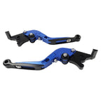 Blue Extendable Brake Clutch Levers for Honda CBR1000RR, CB1000R (2004-2016)