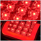 LED C-Tube Tail Brake Light Lamp Smoked for Silverado Sierra 1500 2500 (1999–2003)