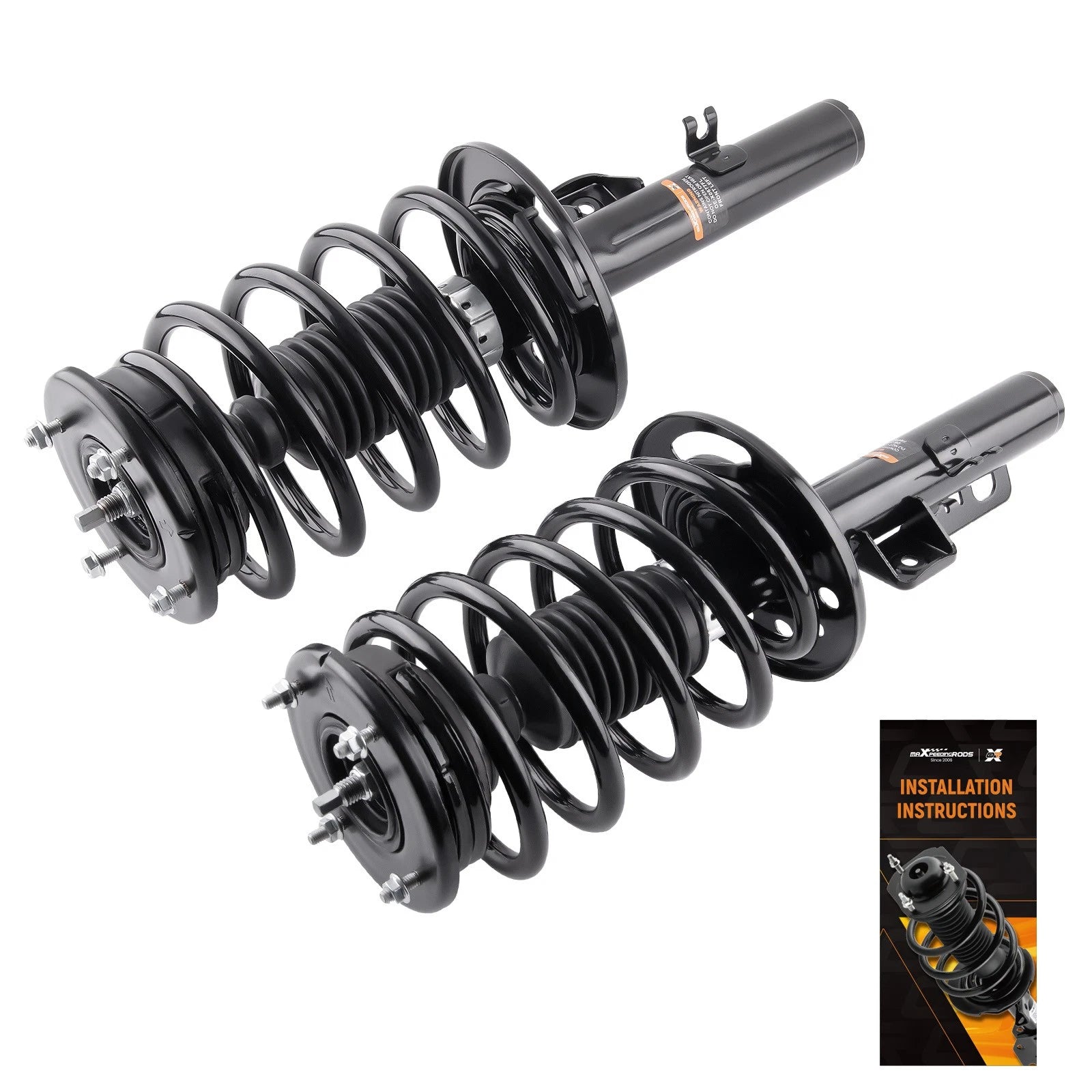 2X Front Struts with Coil Spring Assembly for Ford Taurus (2008–2009)
