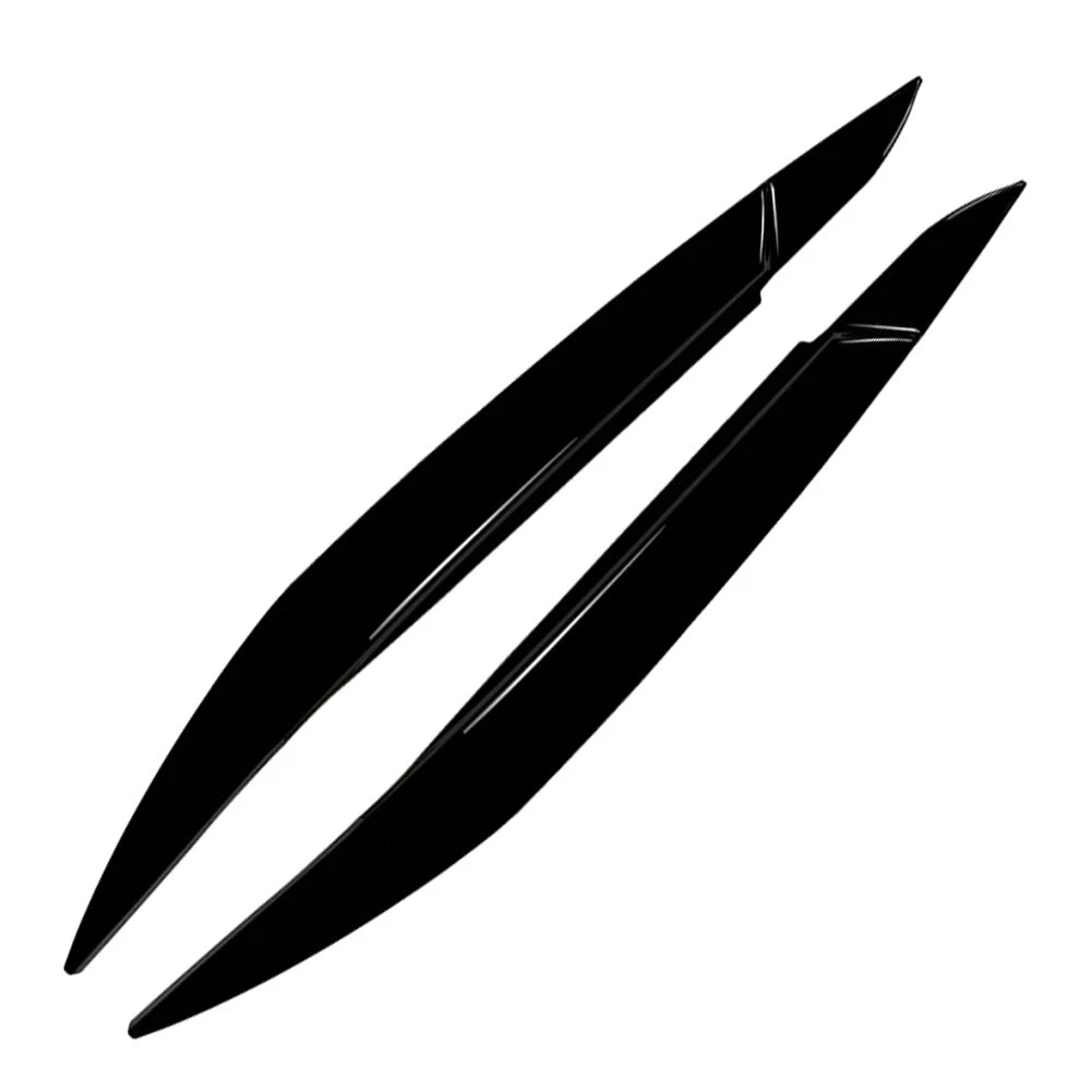 Headlight Eyebrows Trim for BMW X6 E71 E72 X6M X5M E70 (2008–2014) Black