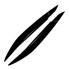 Headlight Eyebrows Trim for BMW X6 E71 E72 X6M X5M E70 (2008–2014) Black
