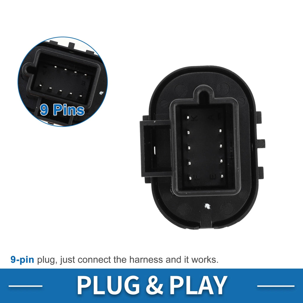 Car Mirror Switch No. 10340141 for Chevrolet HHR, Impala, Monte Carlo (2006–2011)