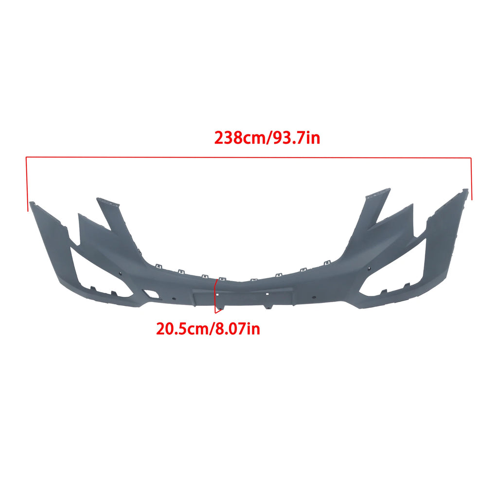 Front Bumper Cover for Cadillac XT5 (2017â2019) with Sensor Holes