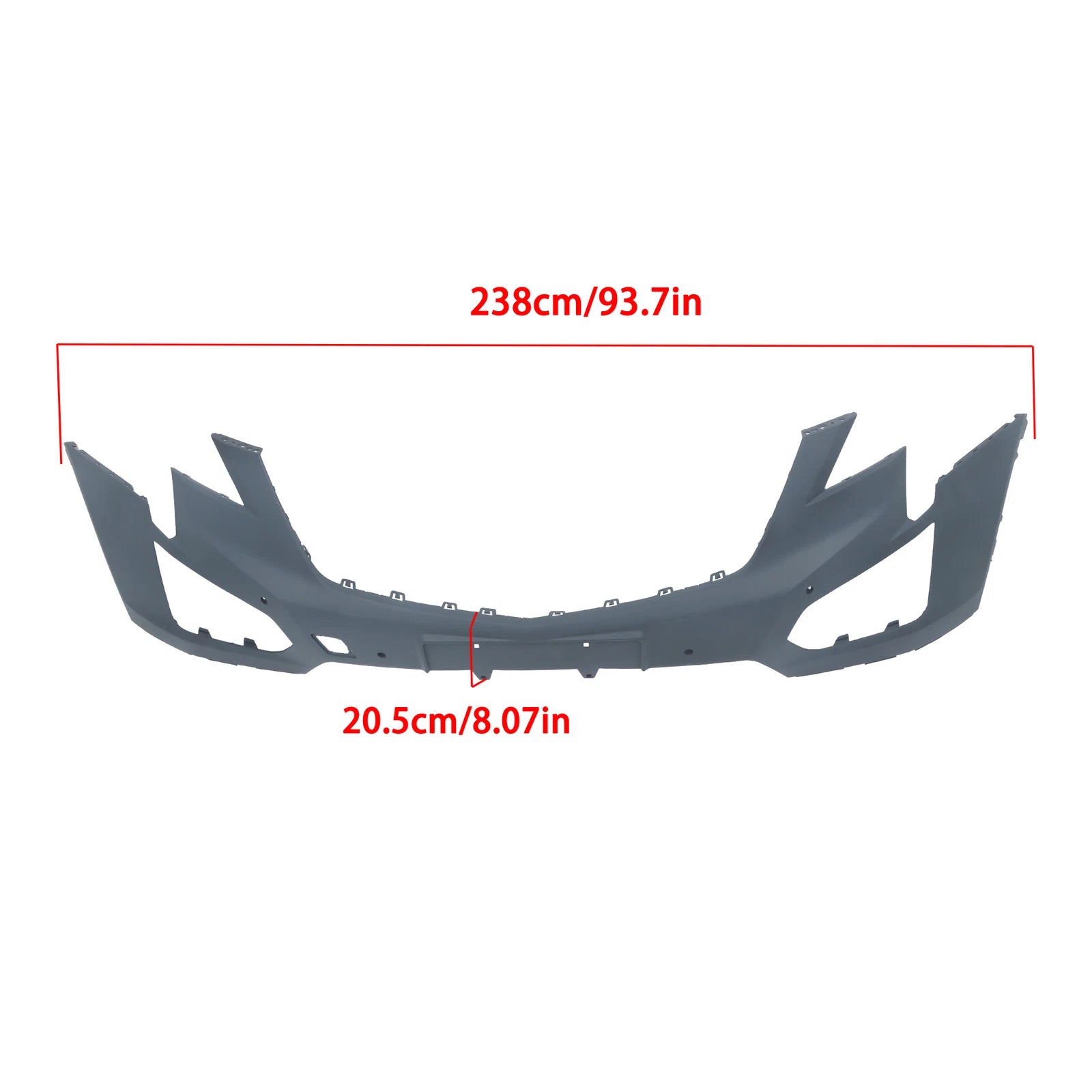 Front Bumper Cover for Cadillac XT5 (2017â2019) with Sensor Holes
