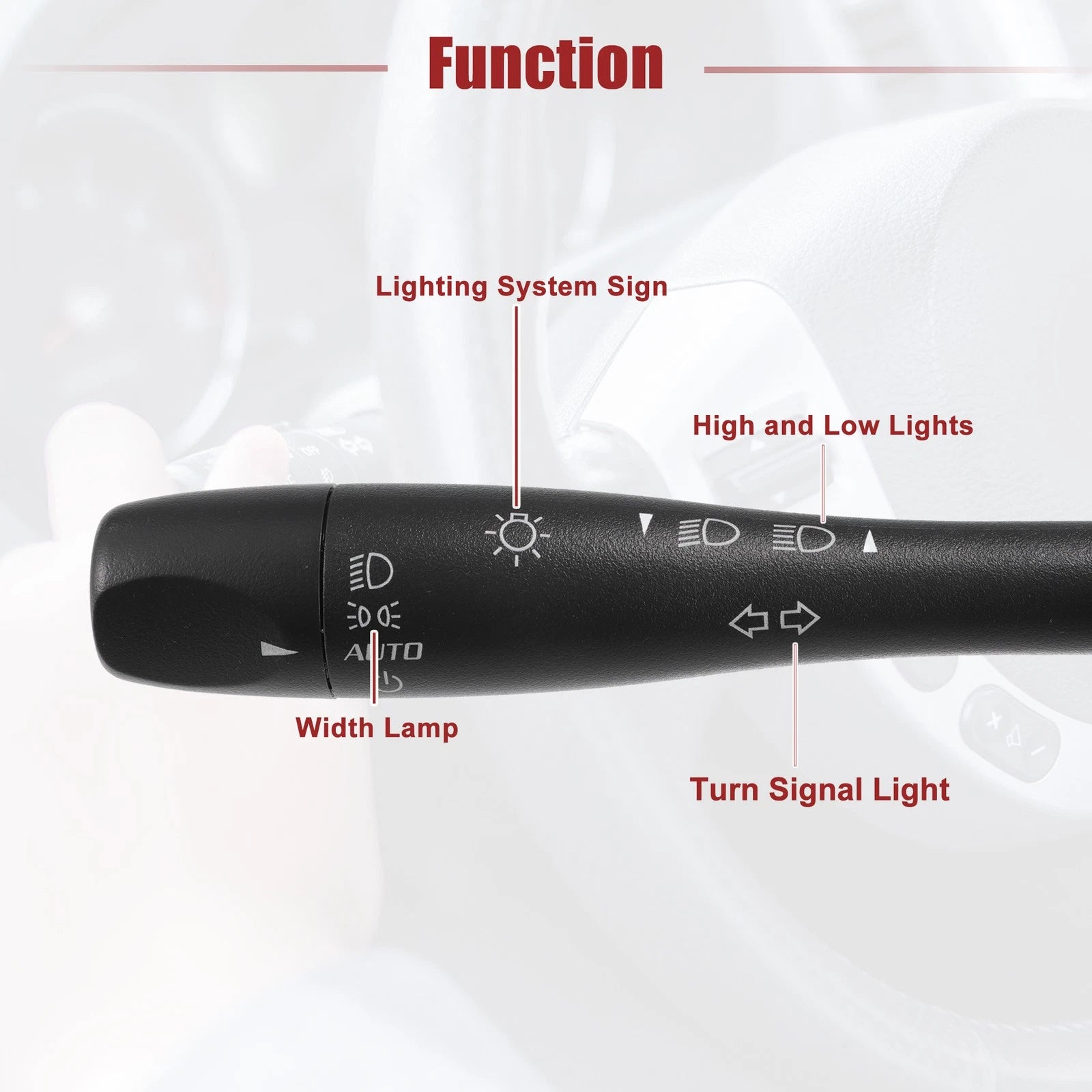 Turn Signal Switch for Chevrolet (No. 20940369)