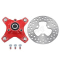 Front Red Wheel Hub & Brake Disc for Honda Sportrax 250 TRX250EX TRX250X (2001–2014)
