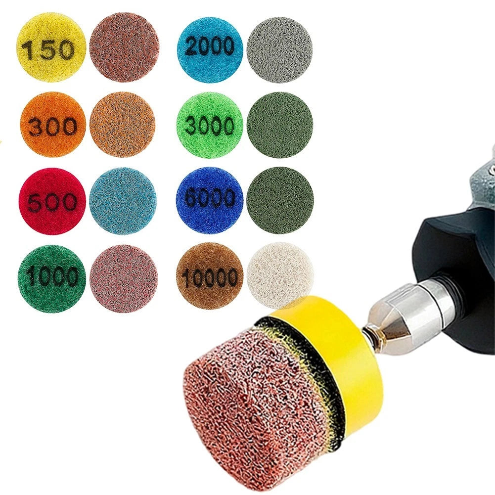 1 Inch Wet Dry Polishing Pad Sanding Disc for Granite Jade