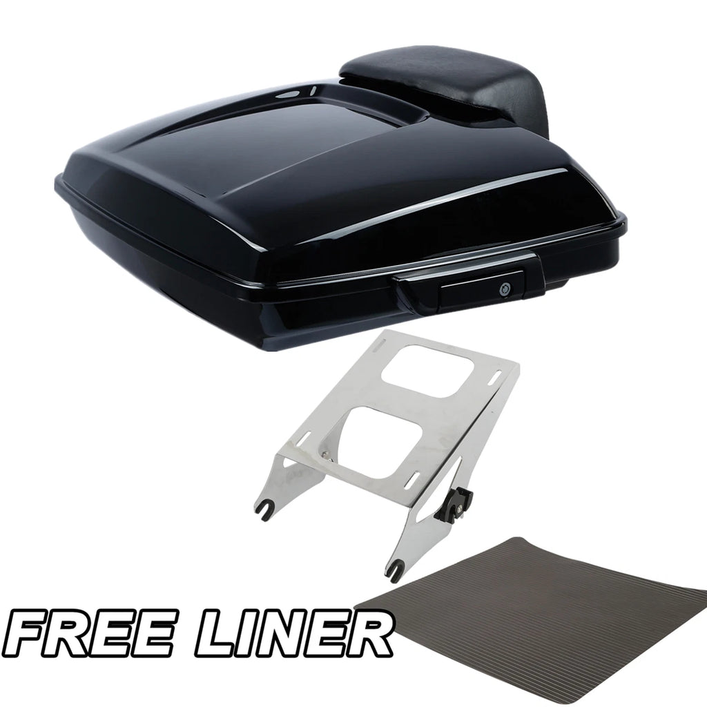 Razor Trunk Backrest Pad Mount Rack for Harley Street Electra Glide (2014–Up)