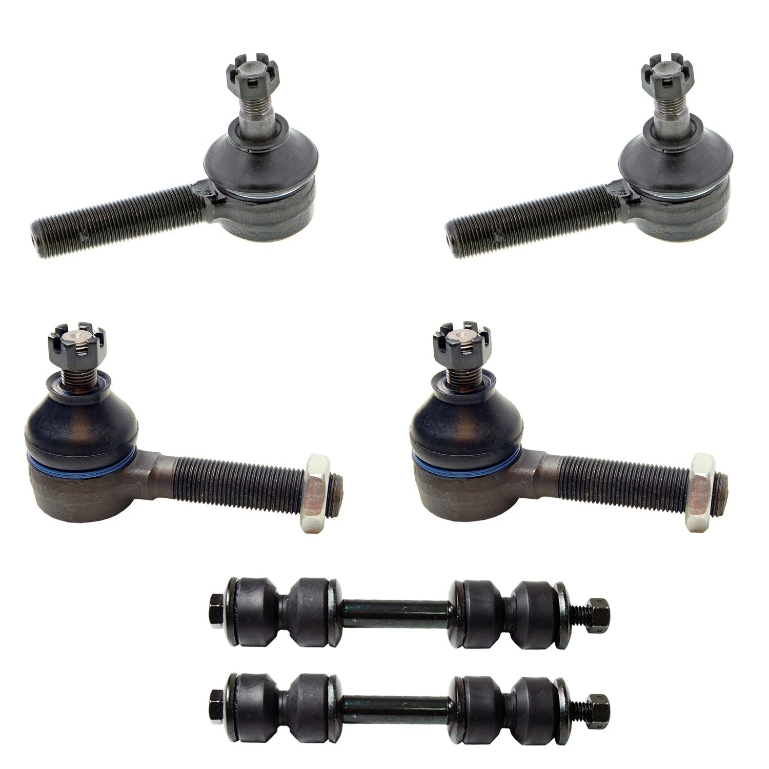 Set of 4 Tie Rods & Sway Bar Links for B1600 Courier (1972–1978)