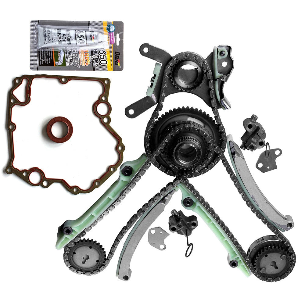 Timing Chain Kit & Timing Cover Gasket for Dodge Jeep 4.7L SOHC V8 (1999–2004)