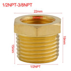 1pc Brass Pipe Fitting 18NPT, 14NPT, 38NPT for Automotive Applications