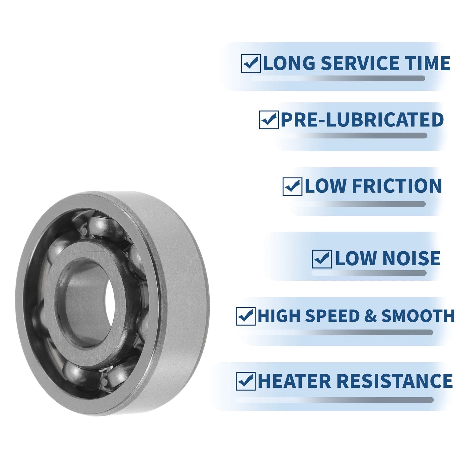 6302 Deep Groove Ball Bearing for Scooter Skateboard Wheel (15x42x13mm)