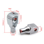 Chrome Foot Pegs Connection Fittings for Honda Shadow VTX Valkyrie (2001–2009)